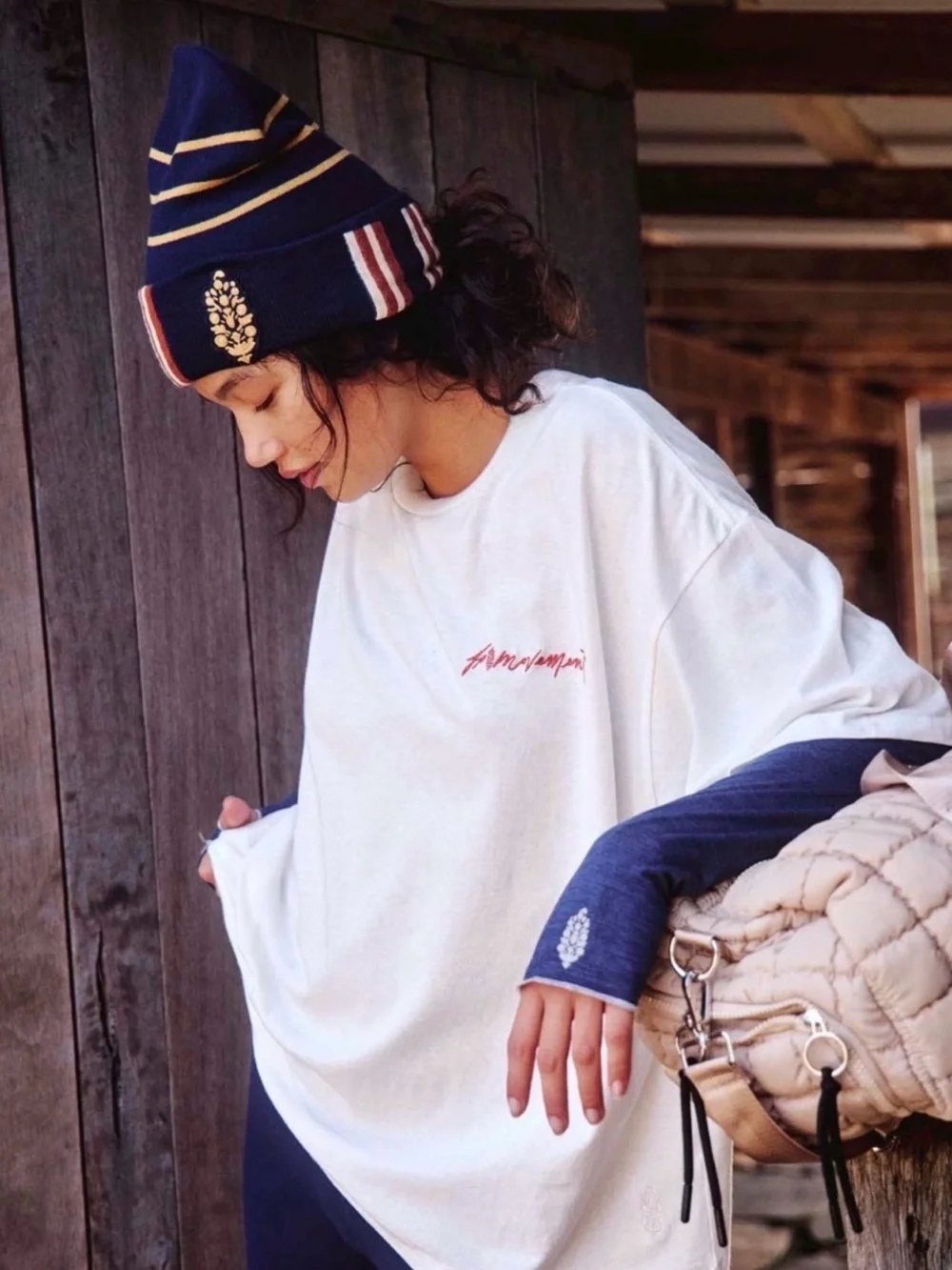 🌺Free People Park City Prep Beanie